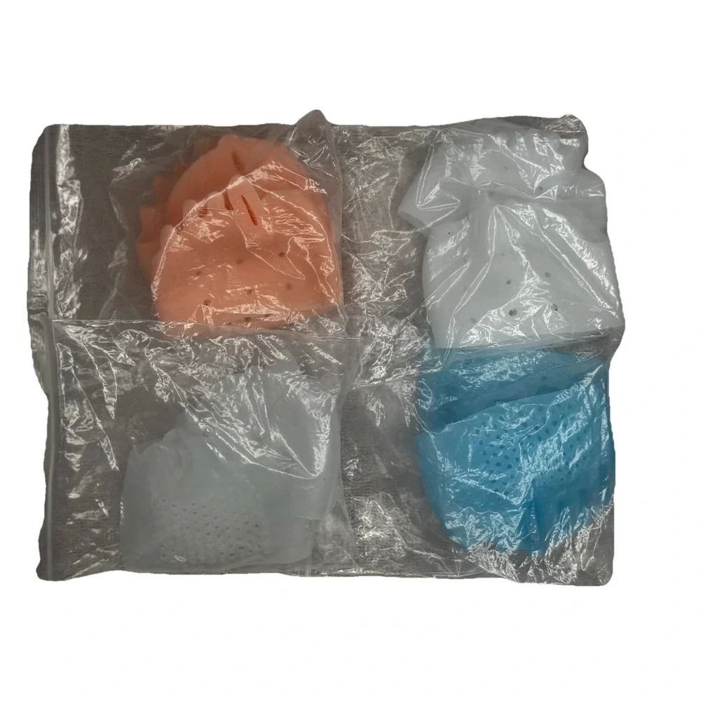 4 Pairs Silicone Metatarsal Pads Forefoot‎ Toe Separator Relief Cushions Multi